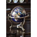 A 20th century library globe,