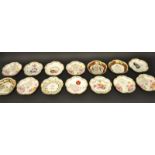 A Royal Crown Derby Imari 1128 Commemorative five petal tray; others similar, several boxed, qty.