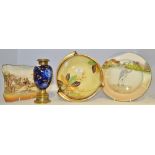 A Carlton Ware Autumn Leaves dish,