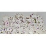 Decorative Ceramics - Hammersley China, Victorian violets pattern,