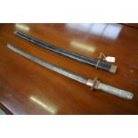 A Japanese sword,