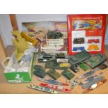 Kits - Airfix models, Gun Emplacement set; others Coastal Defence,