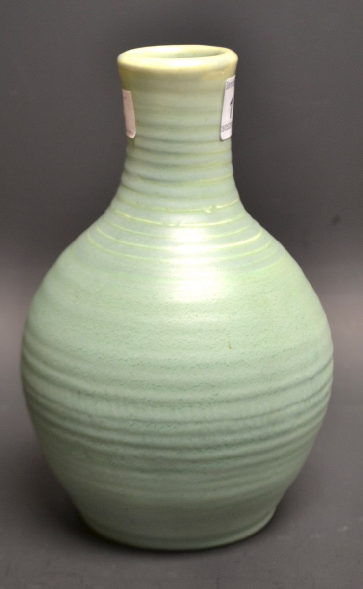 A Moorcroft 'Celadon' vase, with impressed signature,