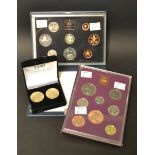 Coins - Queen Elizabeth II 1970 proof set, cased; another, 1983, cased; The £50 Banknote medallion,