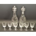 A pair of Waterford Maureen decanters;