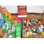 Toys - Corgi Major Toys Fire Engine; others; Corgi, Matchbox, Lone Star etc; a cash register,