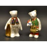 A Royal Crown Derby miniature Shopping Bear, Born to Shop at Govier's, 181/1000, boxed,