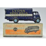 Dinky Supertoys (514) Guy Van 'Lyons Swiss Rolls', blue livery, pale blue wheels,