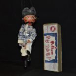 SM Russian Man - very rare, Pelham Puppets SM Range, large round wooden head with painted features,