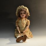 Armand Marseille - a large bisque head socket doll, impressed Armand Marseille, Made in Germany,