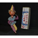 SM Punch - extremely rare, very few known, Pelham Puppets SM Range, large round wooden head,