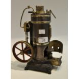 An early 20th century German Bing steam engine pump