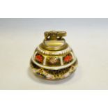 A Royal Crown Derby Imari lobed table lighter,