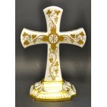 A Royal Crown Derby The True Vine Cross, special edition to mark the visit of Pope Benedict XVI,
