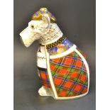 A Royal Crown Derby Scottish Terrier model, 370/2000,
