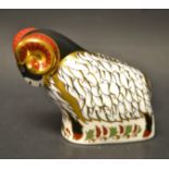 A Royal Crown Derby paperweight,Derby ram,visitor centre exclusive,boxed.
