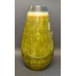 Studio Pottery - a large Irish Kilrush Scraffito vase,
