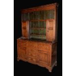 A George III oak dresser,