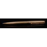 A Parker 61 Presidential 9 carat gold ballpoint pen,