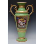 A large Bloor Derby 'Long Tom' vase, of characteristic slender form,