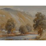 Harold Gresley (1892 - 1967) Monsal Dale signed, dated 1940, watercolour,