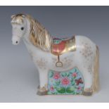 A Royal Crown Derby paperweight, Shetland Pony, Designers Choice Collection,