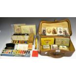 Cigarette and Cards - Brooke Bond teacards; artists boxes;