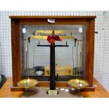 A set of early 20th century precision balance scales, by Griffin & George Limited, London,