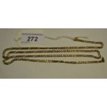 A 9ct gold chain,