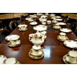 Royal Albert Old Country Roses - teapots, cups and saucers, bread and butter plates,