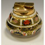 A Royal Crown Derby 1128 Imari lighter, first quality.