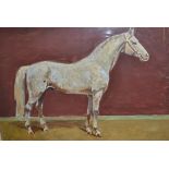 Nikolai D Giorshov (Russian 1923 - 2009) Grey Mare titled in pencil,