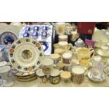 Commemorative Ceramics Charles and Diana; a Queens Jubilee Coffee service,