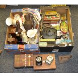 Household Goods - ceramics; tins; commemorative bottled beers; flat irons; silver-plate ware; etc.