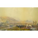 John Taylor (19th century) Shooting Dogs, Jo ho! Walk! signed, titled, dated 1878, watercolour,