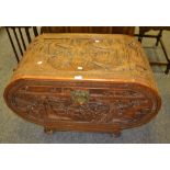 A camphor wood oriental chest