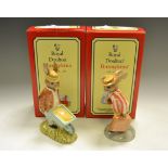 A Royal Doulton Bunnykins model, Father Bunnykins; another,