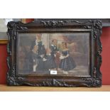 English school (19th century) A Victorian Family, watercolour, 43cm x 25cm,
