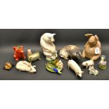 A Beswick novelty sow and piglet model, a Beswick pig Ch.