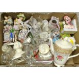 Ceramics and Glass - a Wedgwood miniature tea set,