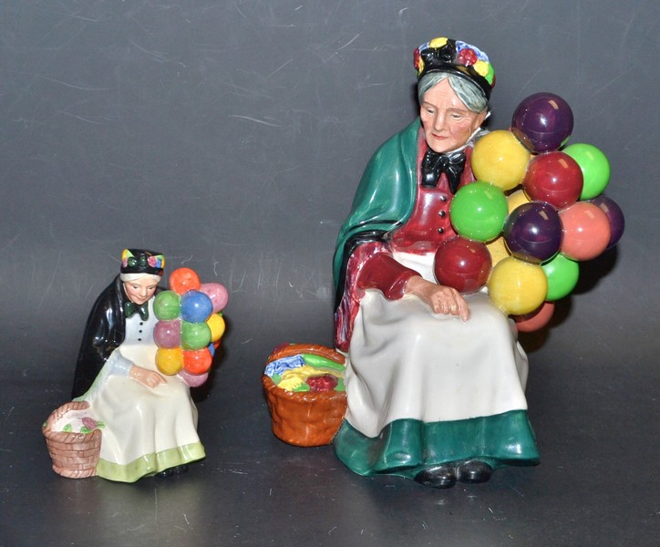 A Royal Doulton figure The Old Balloon Seller,