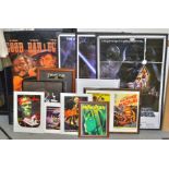 Cinema - A reproduction Star Wars poster; The Empire strikes back,