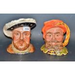 A Beswick character jug Henry VIII 2099; another, Falstaff 2095,