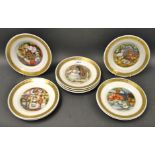 A set of nine Royal Copenhagen Hans Christian Anderson plates,
