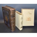 Books - Theological & Bindings - a Victorian Family Bible, full leather binding tooled in gilt,