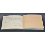 Autograph album 14.5 x 12 cm belonging to Mrs.