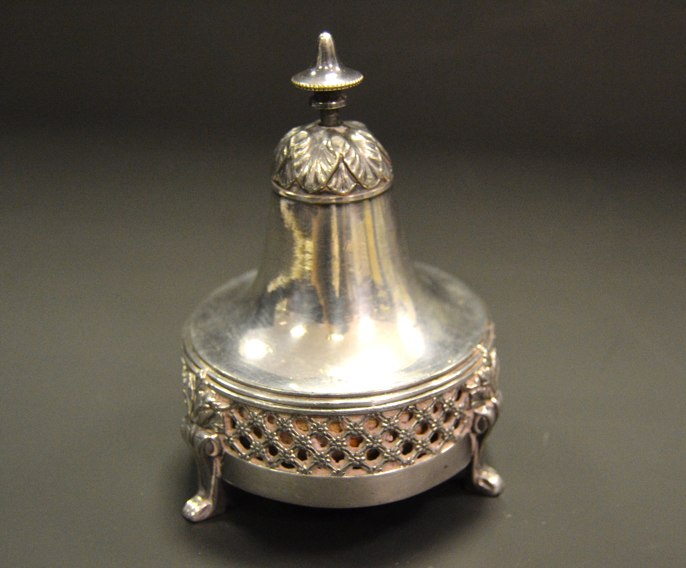 A WMF silver plated desk or counter bell