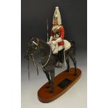 A Beswick model, Life Guard: A Tropper in Mounted Review Order dressed for ceremonial duties,