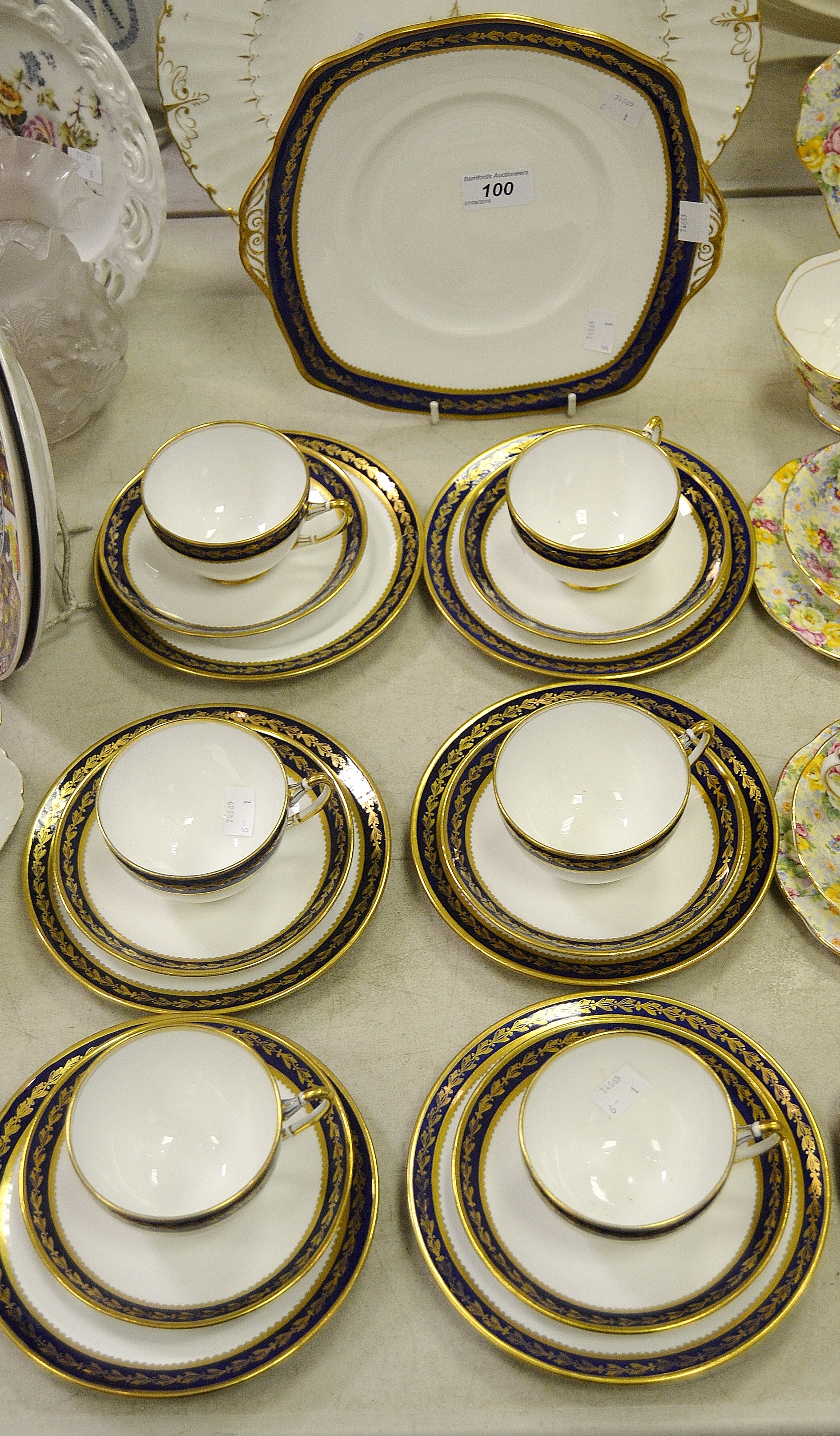 A Royal Albert six-setting tea service,