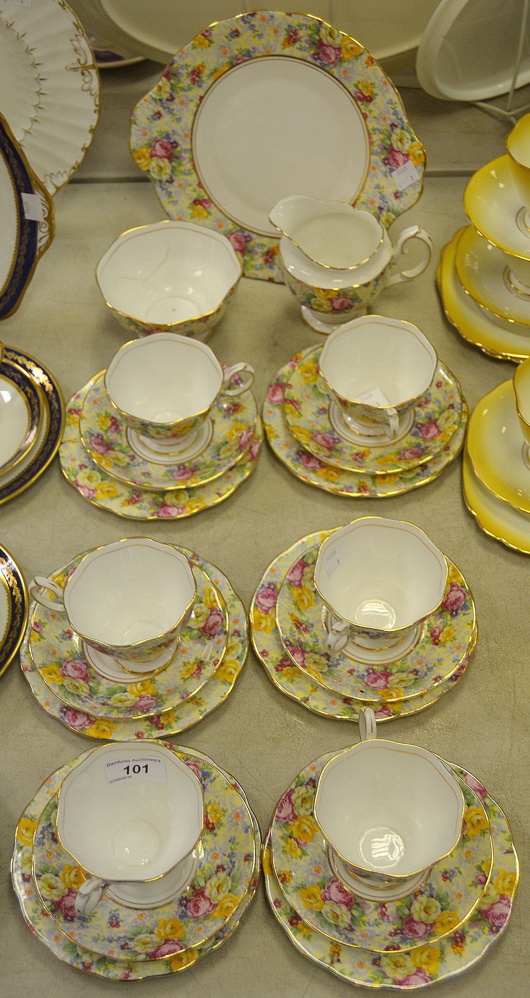 A Royal Albert six-setting tea service,